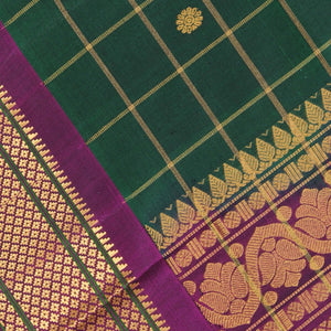 Gadwal Silk Green Dupatta