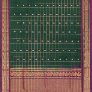 Gadwal Silk Green Dupatta