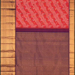 Kanchipattu Brocade Fuchsia-Pink Saree
