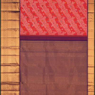Kanchipattu Brocade Fuchsia-Pink Saree