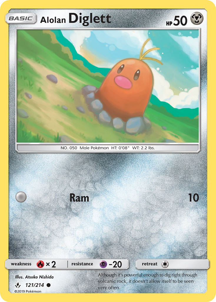 Alolan Diglett - 121/214 - Common