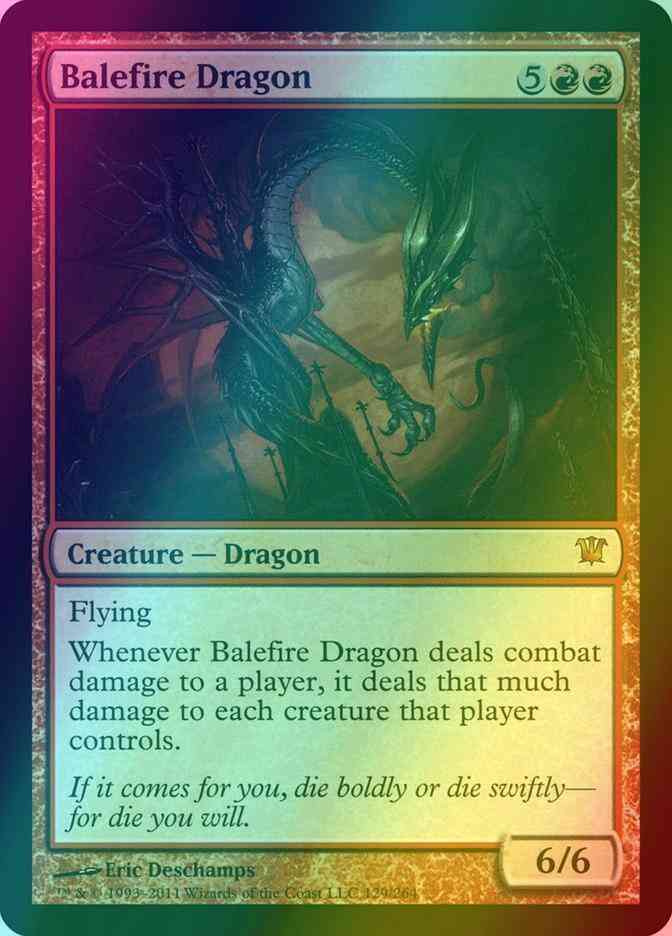 Balefire Dragon [129] [Innistrad] [Foil]