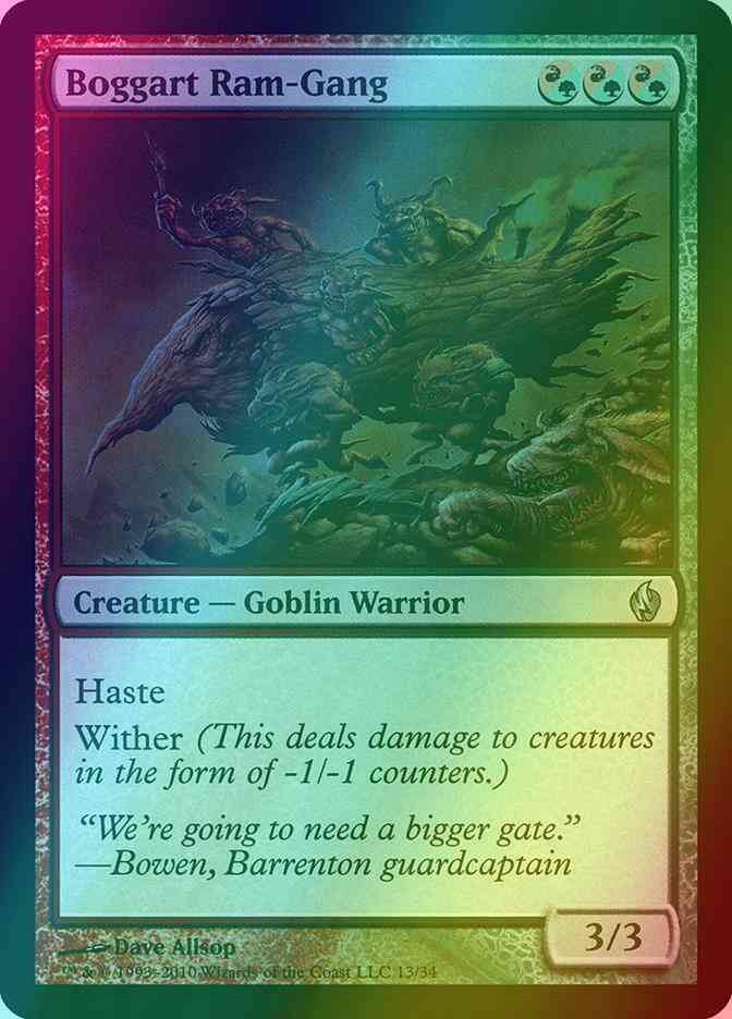 Boggart Ram-Gang [13] [Premium Deck Series: Fire and Lightning] [Foil]