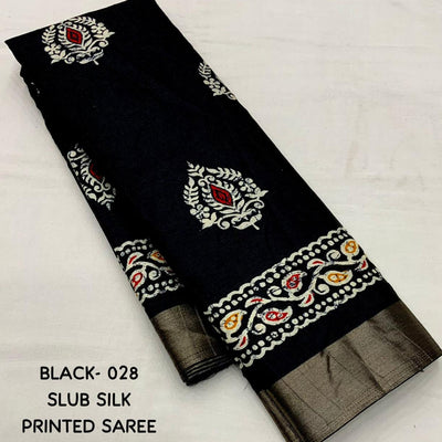 Soft Silk Batik Print Saree