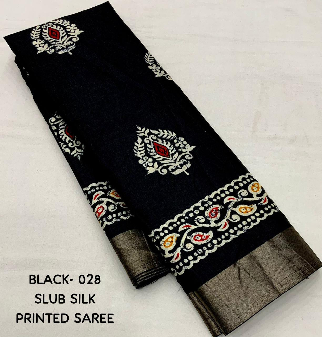 Soft Silk Batik Print Saree