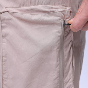 Men's Khaki Relaxed Fit Solid Utility Cargo Jogger