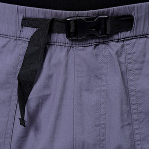 Men's Grey Loose Fit Solid Zipper Jogger