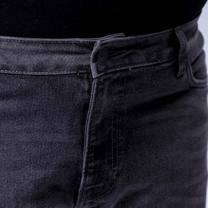 Men's Plus Size Grey Bootcut Fit Solid Stretchable Jeans