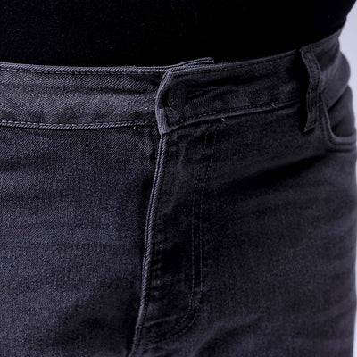 Men's Plus Size Grey Bootcut Fit Solid Stretchable Jeans