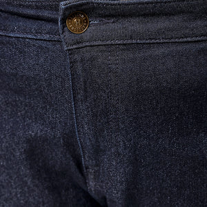 Men's Plus Size Blue Carrot Fit Solid Stretchable Jeans