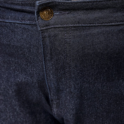 Men's Plus Size Blue Carrot Fit Solid Stretchable Jeans