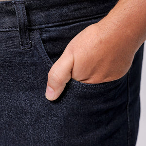 Men's Plus Size Blue Carrot Fit Solid Stretchable Jeans