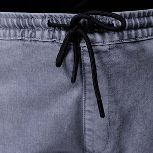 Men's Plus Size Khaki Slim Fit Solid Stretchable Denim Jogger