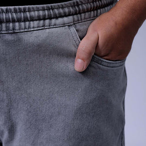 Men's Plus Size Khaki Slim Fit Solid Stretchable Denim Jogger
