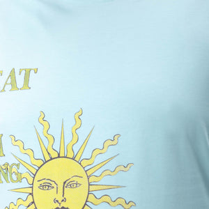 Men's Plus Size Green Relaxed Fit Printed T-Shirt