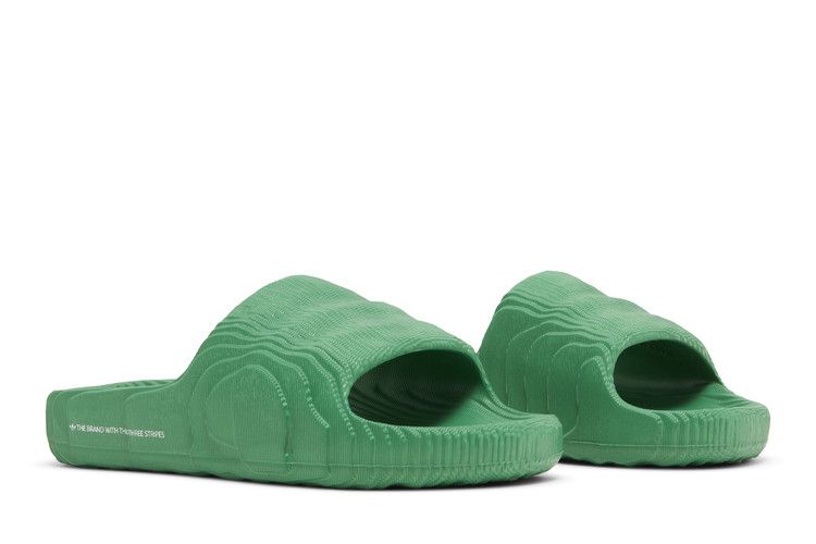 adidas Adilette 22 Slides Green White