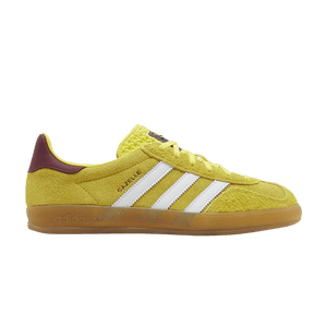 adidas Gazelle Indoor Bright Yellow Collegiate Burgundy (Women's)