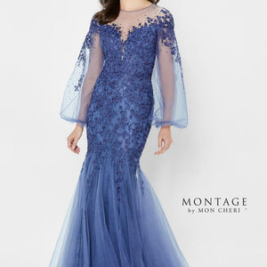 Montage 122908 Long Beaded Mother of the Bride Dress