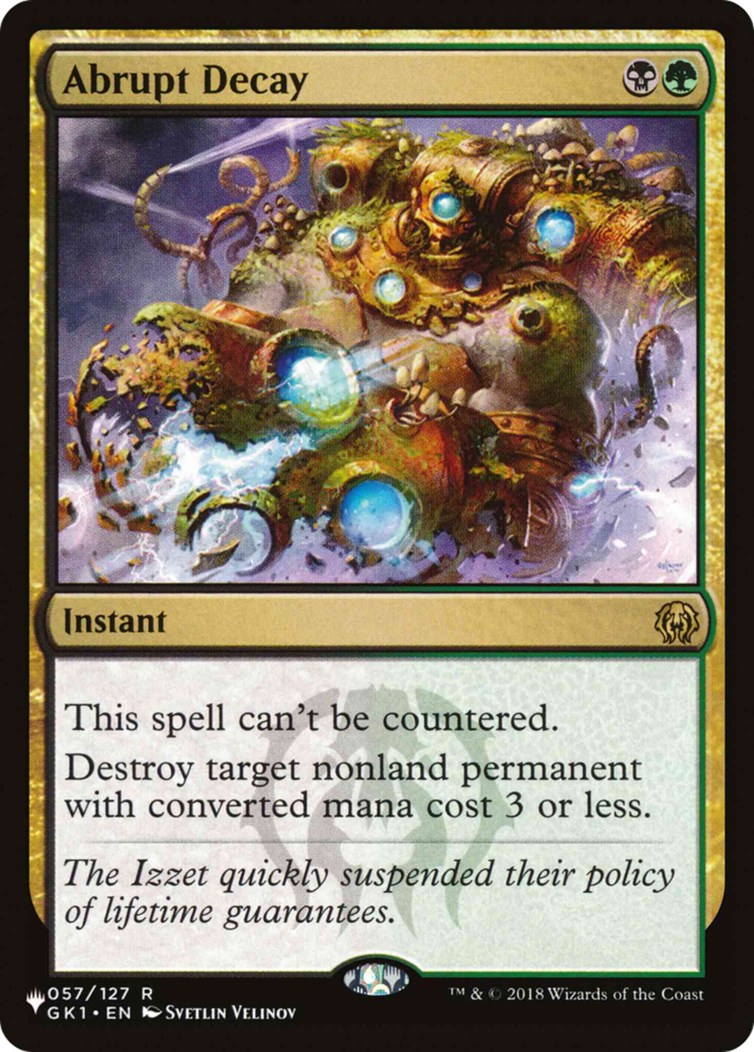 Abrupt Decay [GK1-57] [The List] [Non-Foil]