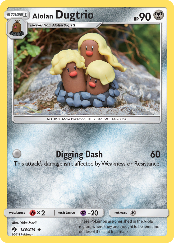 Alolan Dugtrio - 123/214 - Uncommon