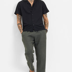 Black Stripes Box Fit Shirt