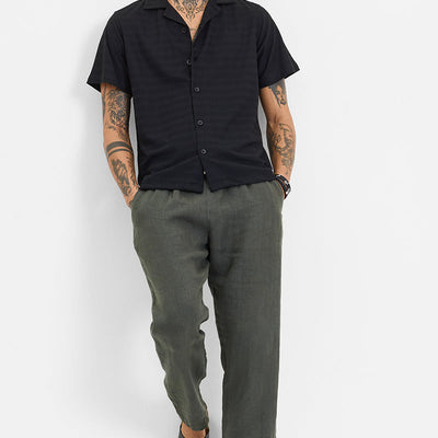 Black Stripes Box Fit Shirt