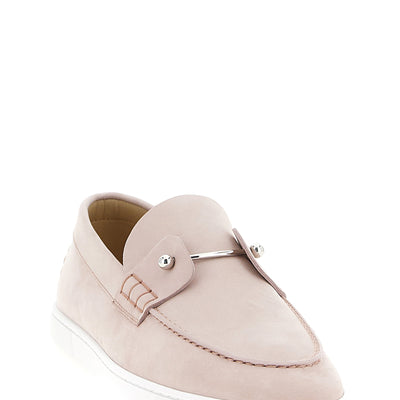 Christian Louboutin Loafers With Chambeliboat Metal Detail