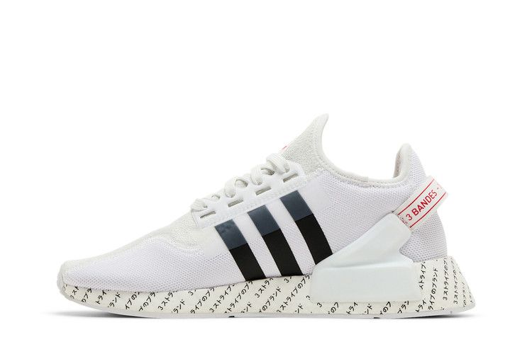 adidas NMD R1.V2 Cloud White Core Black Red