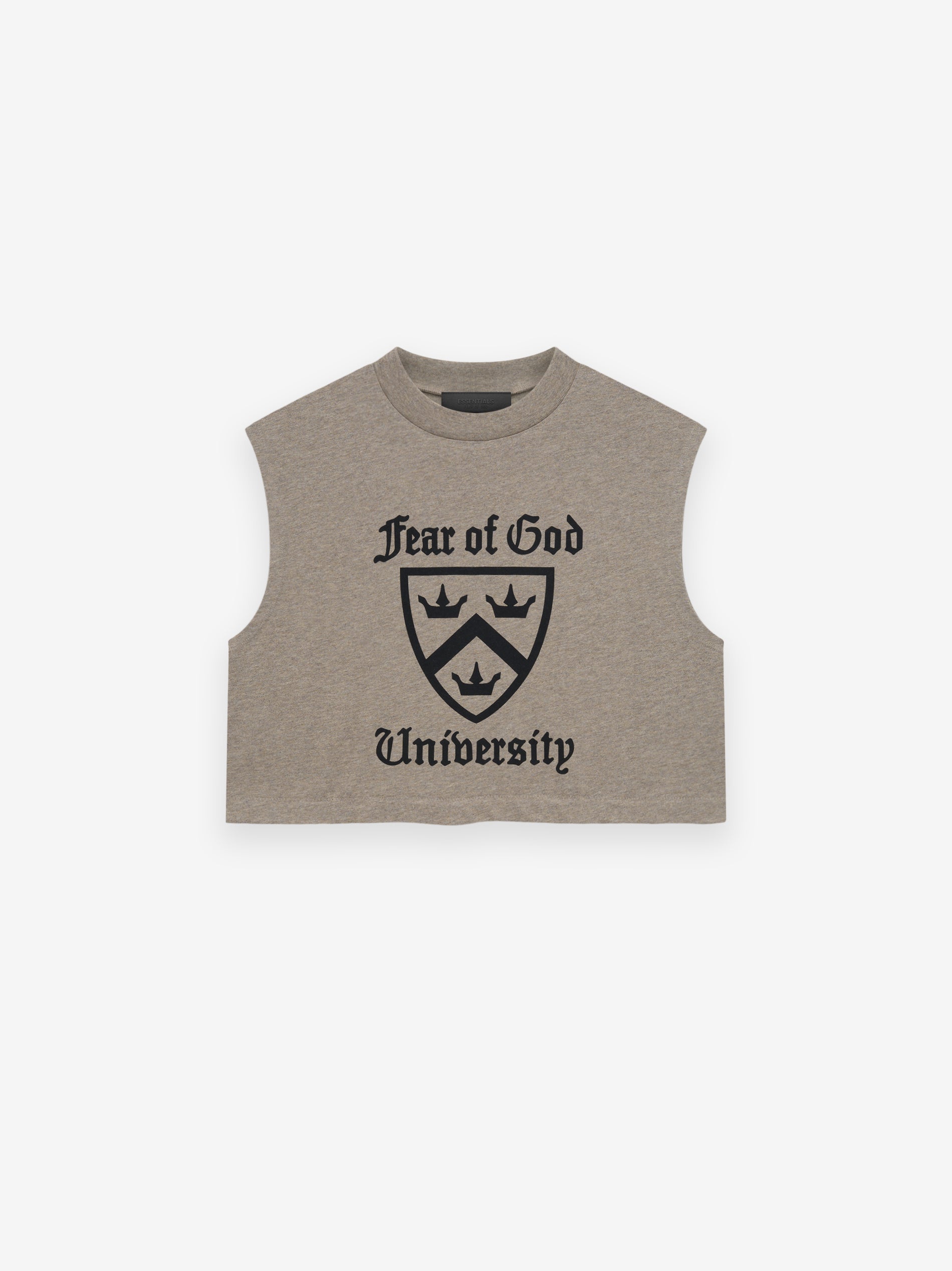 Women's Tri-Blend Cropped Muscle Tee