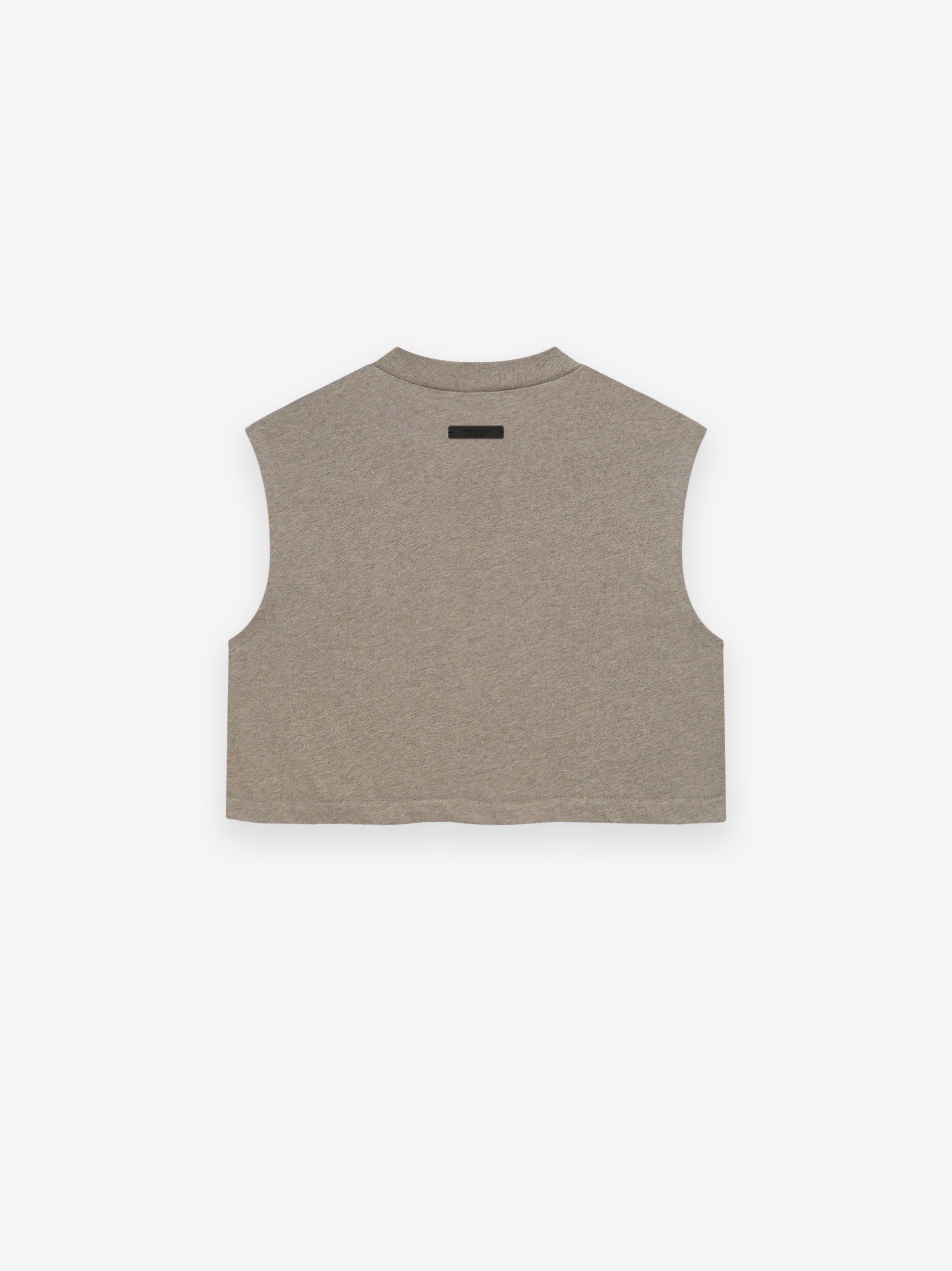 Women's Tri-Blend Cropped Muscle Tee