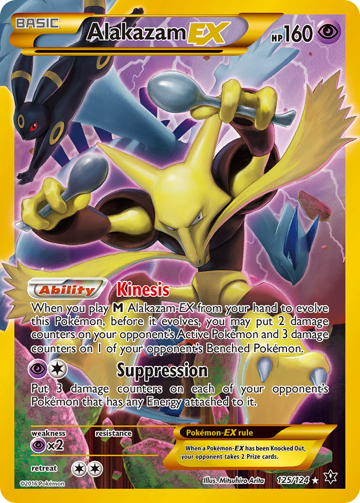 Alakazam-EX - 125/124 - Rare Secret