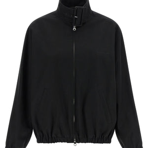 Courreges Buckle Zipped Bomber Jacket