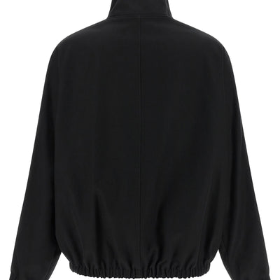 Courreges Buckle Zipped Bomber Jacket
