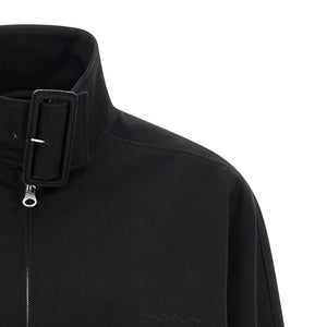 Courreges Buckle Zipped Bomber Jacket