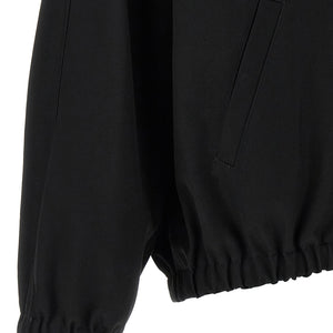 Courreges Buckle Zipped Bomber Jacket