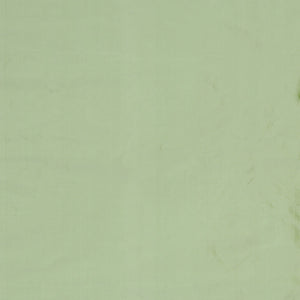 Borderless pistachio green aarani gift saree with zig-zag stripes on its body, self-pallu of stripes