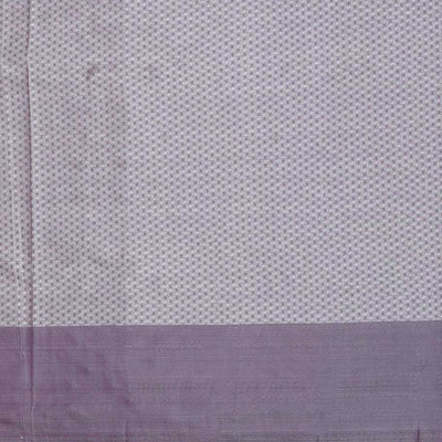 Lite onion pink jacquard kancheepuram wedding silk saree, contrast intricate zari border & pallu of ogee pattern
