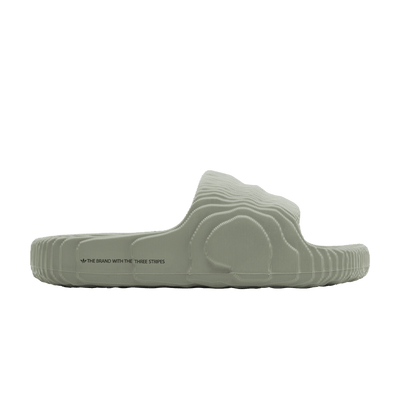 adidas Adilette 22 Slides Silver Green (Women's)