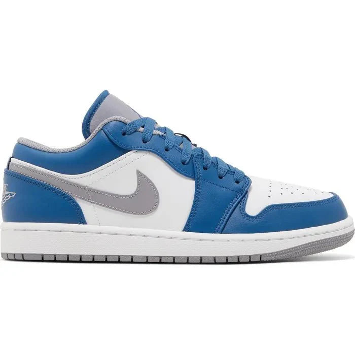 Air Jordan 1 Low True Blue Cement