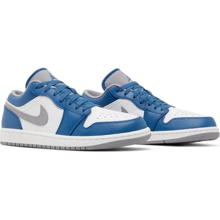 Air Jordan 1 Low True Blue Cement