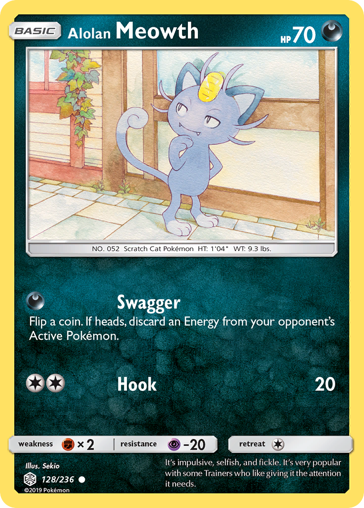 Alolan Meowth - 128/236 - Common