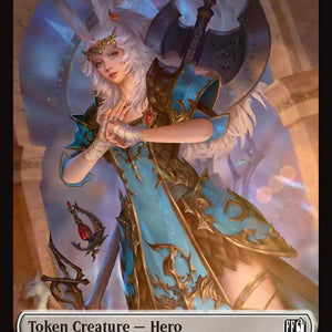 Bird Token (17) // Hero Token (09) [FINAL FANTASY: Tokens] [Non-Foil]