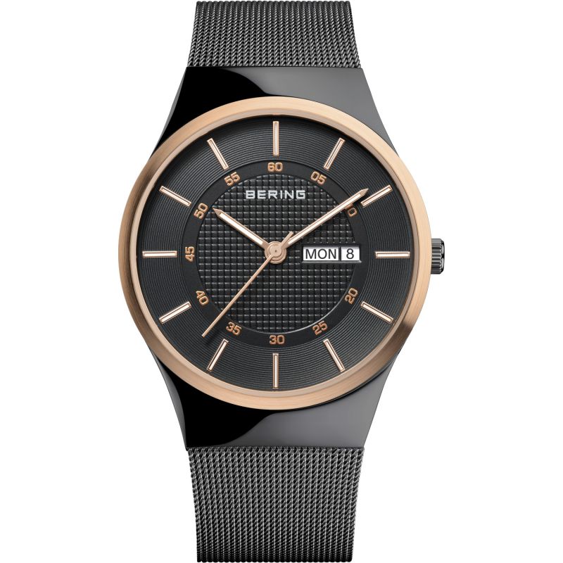 Bering Classic Black Dial Men 39mm