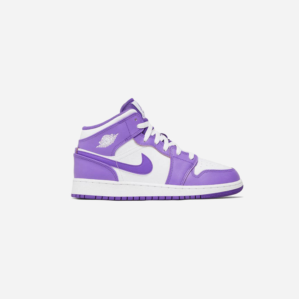 Nike Jordan 1 Mid Purple Venom GS