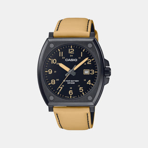 Enticer Men Quartz Black Dial Analog Leather Watch A2121
