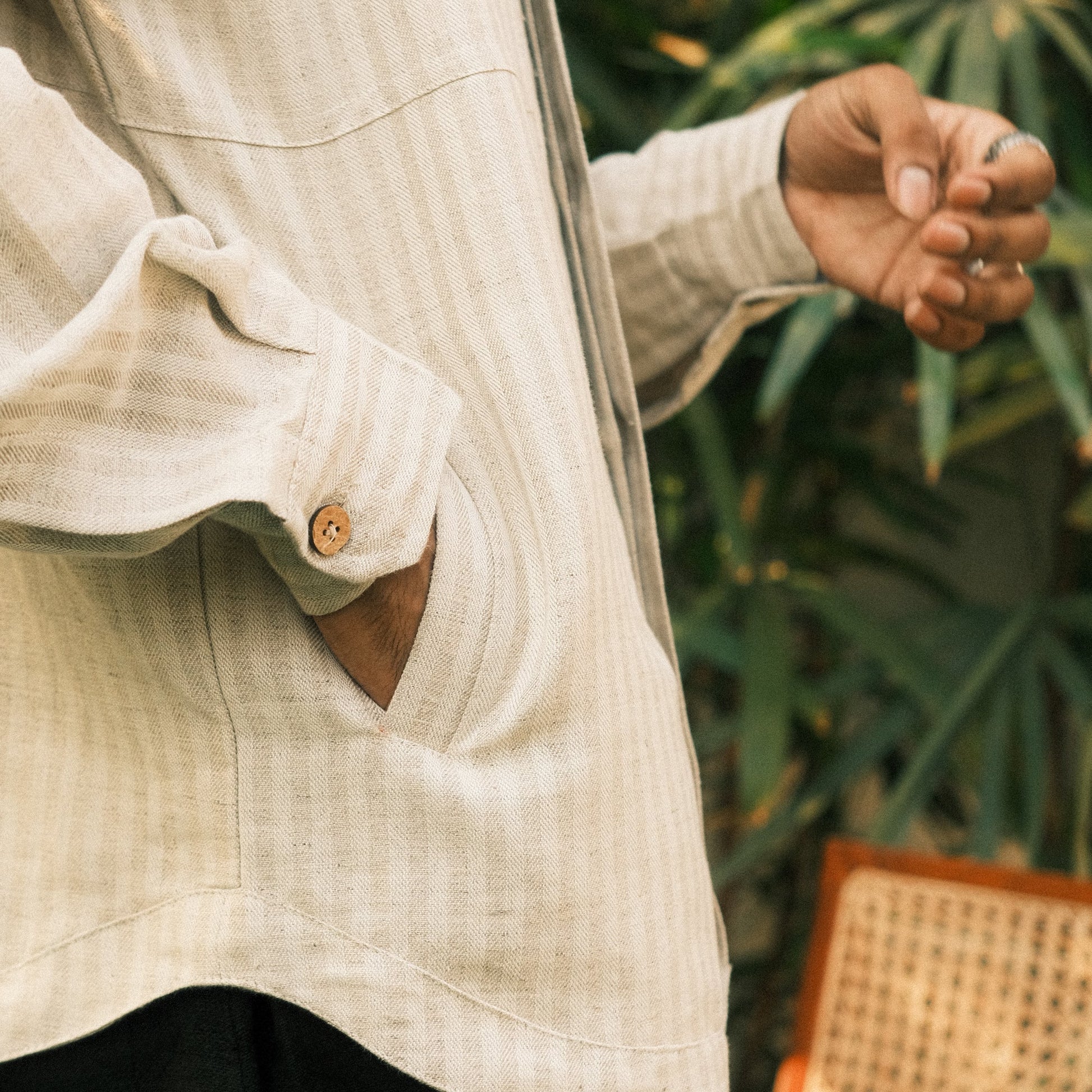 SUPERKICKS | THE HEMP COLLECTION SHIRT { BEIGE