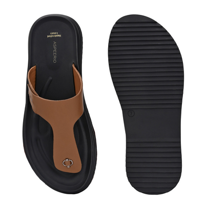 Comet Leather Slippers by Aspeerio