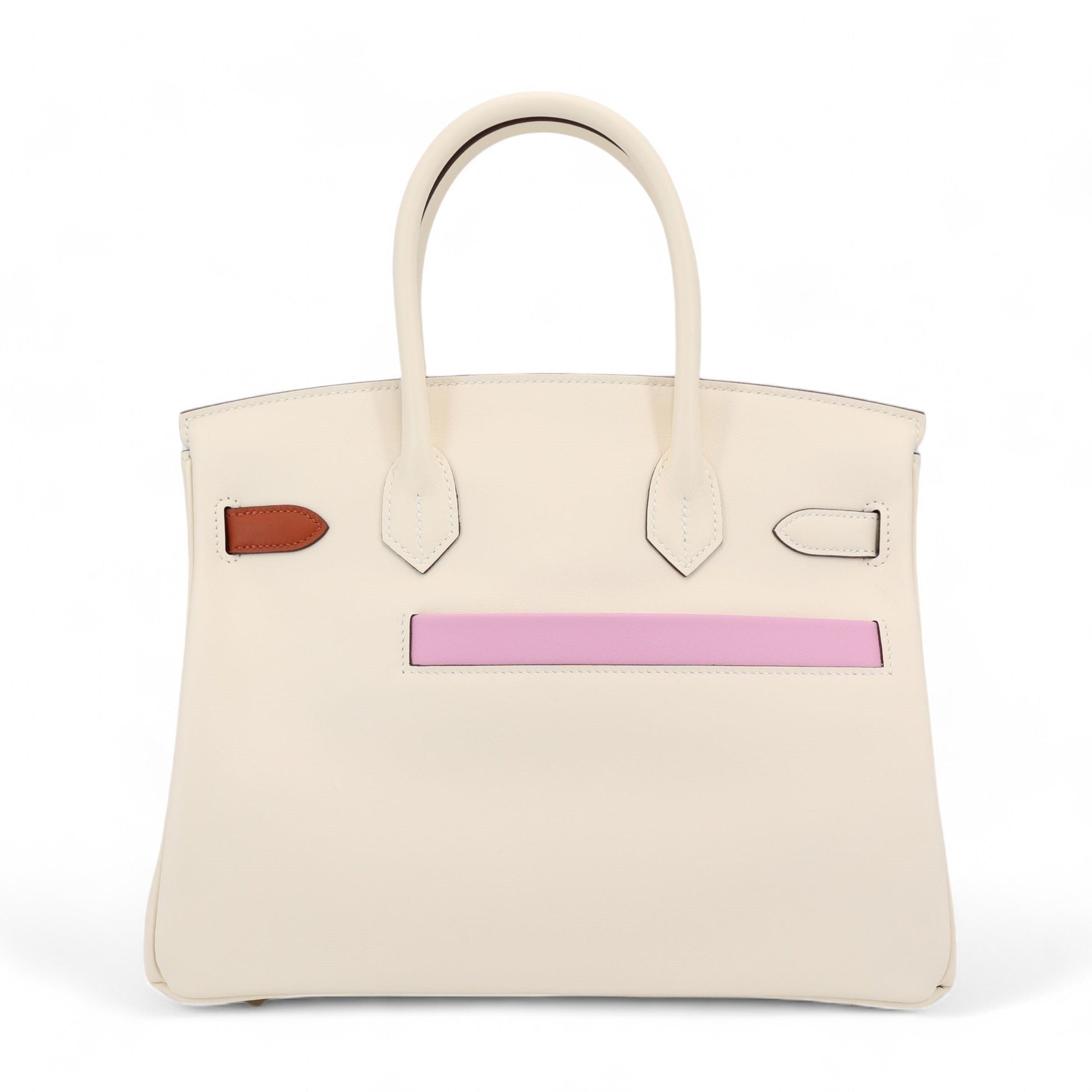 HERMÈS Limited Edition Birkin 30 Colormatic Cuivre (6C) Chai (0M) Nata (I2) Swift Gold