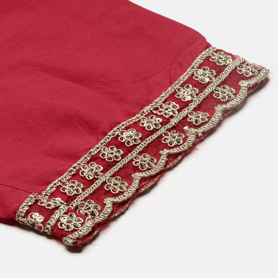 Floral Embroidered Regular Kurta with Trousers & Dupatta