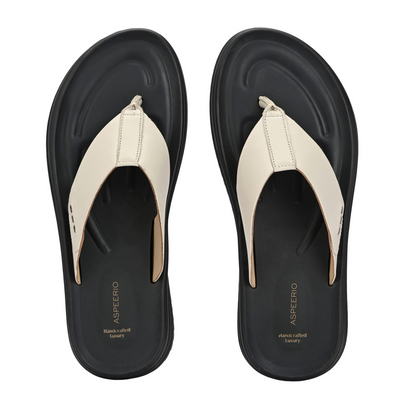 Comet Leather Slippers by Aspeerio